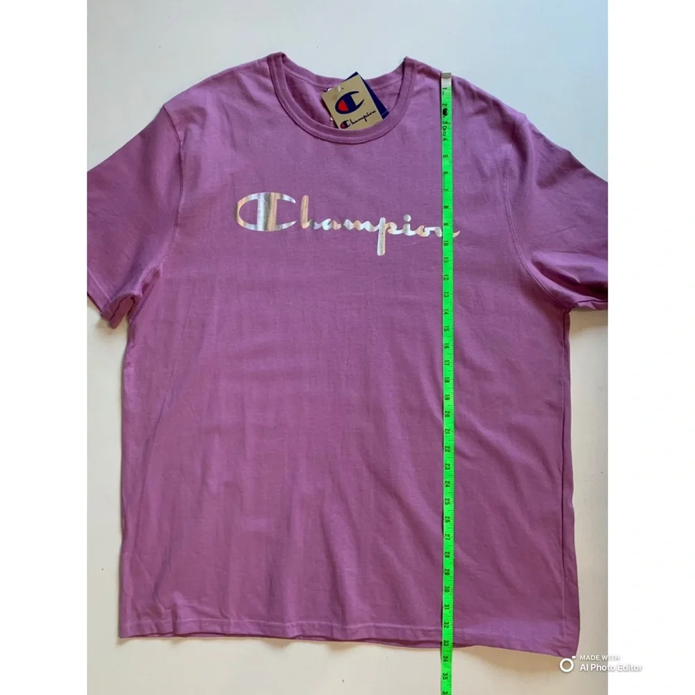 Champion Mens Rainbow Foil Heritage Short Sleeve Tee Size 2X-Large NWT T-Shirt - Picture 16 of 17